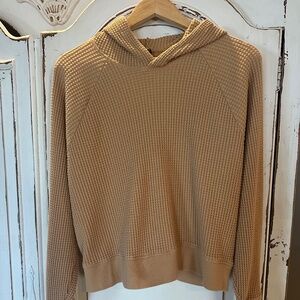 Women’s North Face waffle knit hoodie